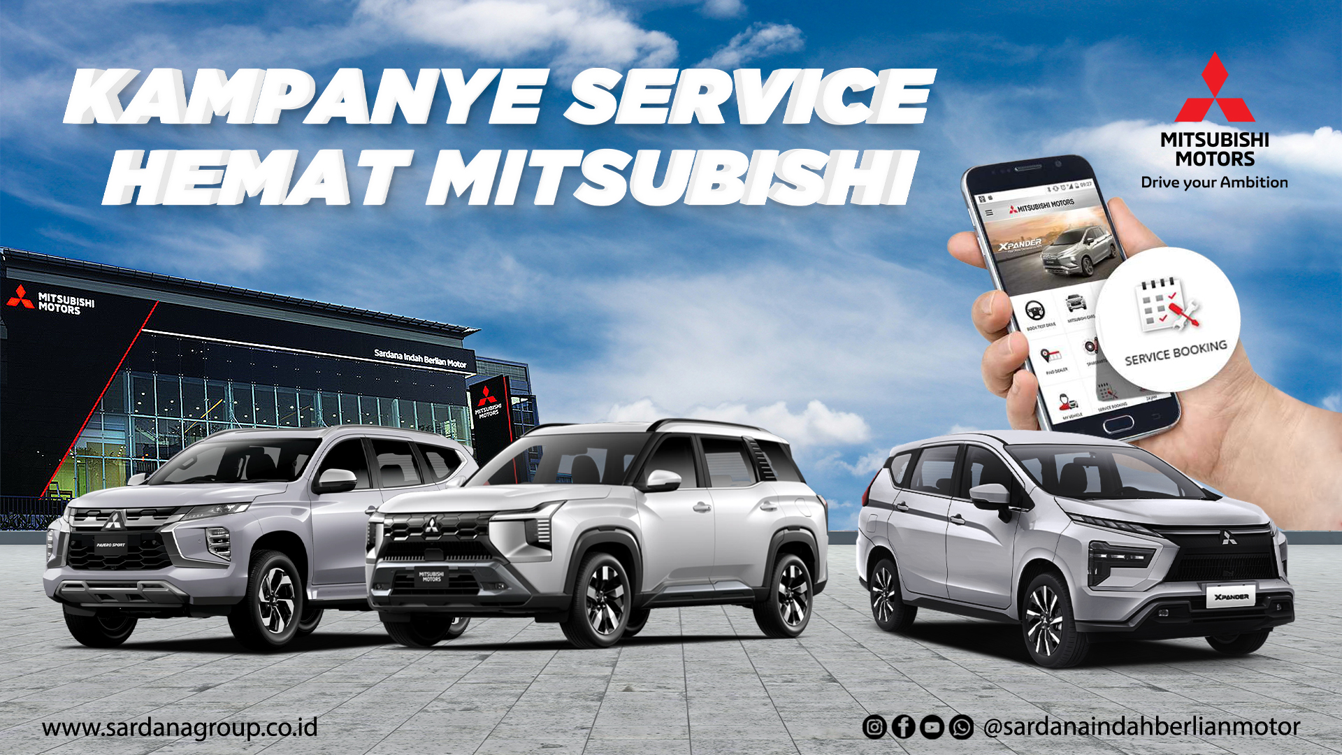 Promo Service Mitsubishi, Nikmati Benefit Maksimal  Kampanye “Servis Hemat” di Bengkel Mitsubishi Sardana! 